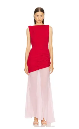 L'Academie by Marianna Enoa Midi Dress Multi Size AU 8 for rent on The Volte - image 1