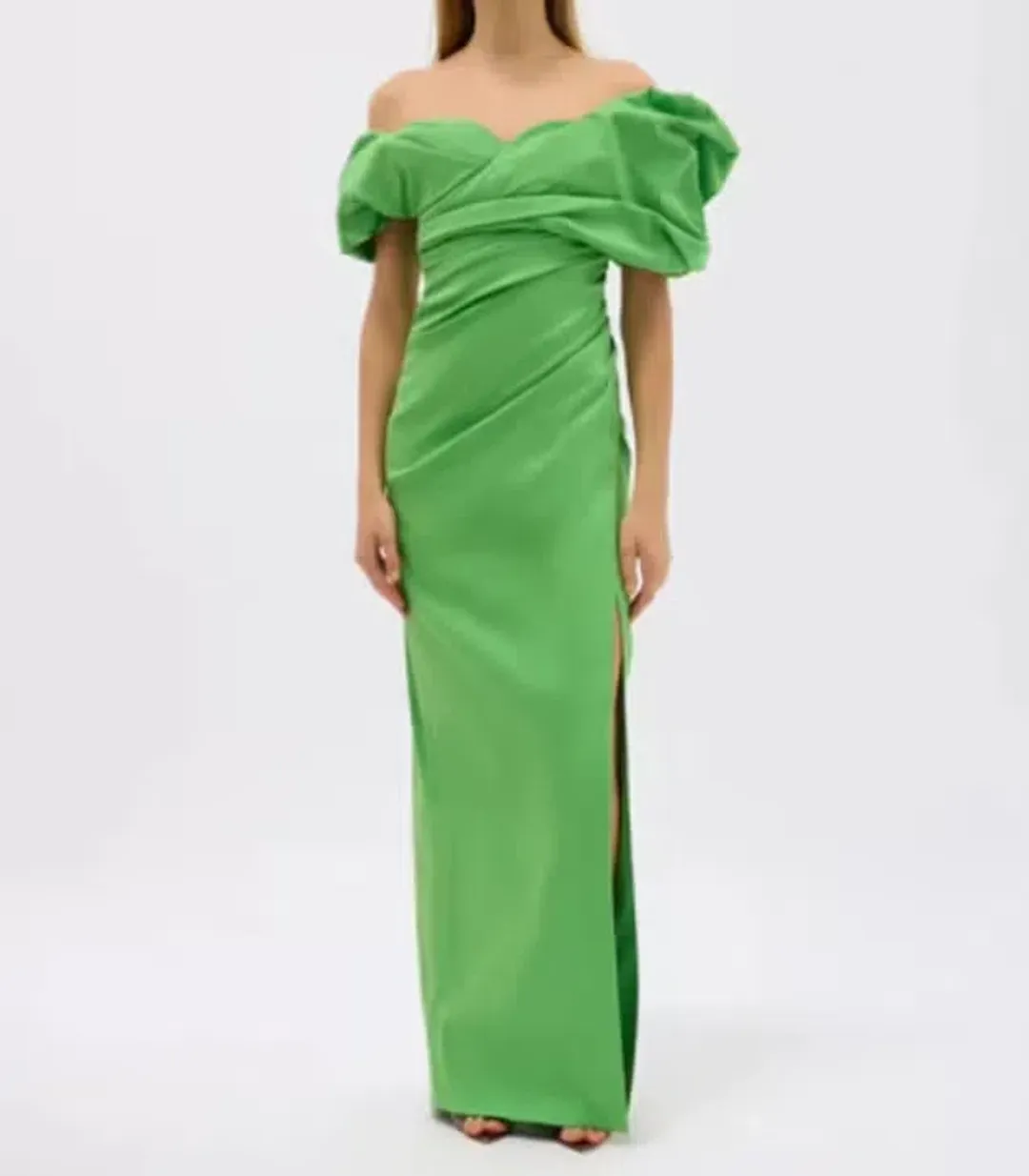 Rachel Gilbert Gia Gown Green Size 5 AU 16 for rent on The Volte - main image