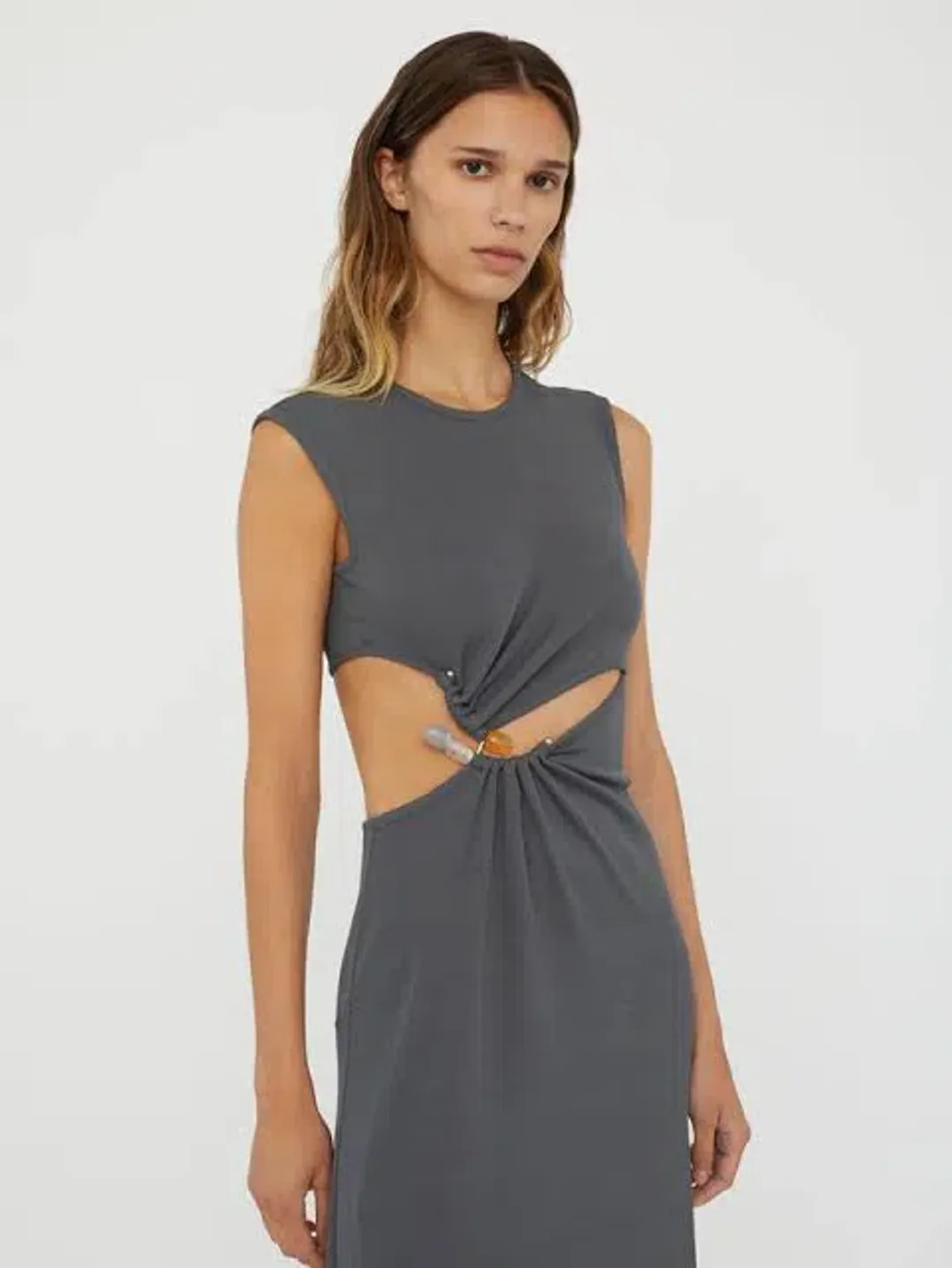 Christopher Esber Concave Stone Tank Dress Size AU 8 for rent on The Volte - main image