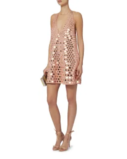 Zimmermann Lavish Mirror Slip Dress Nude Pink Size 8 for rent on The Volte - image 1