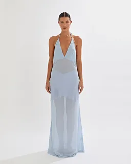 One Mile Eryn Dress in Blue Size 12 for rent on The Volte - image 1