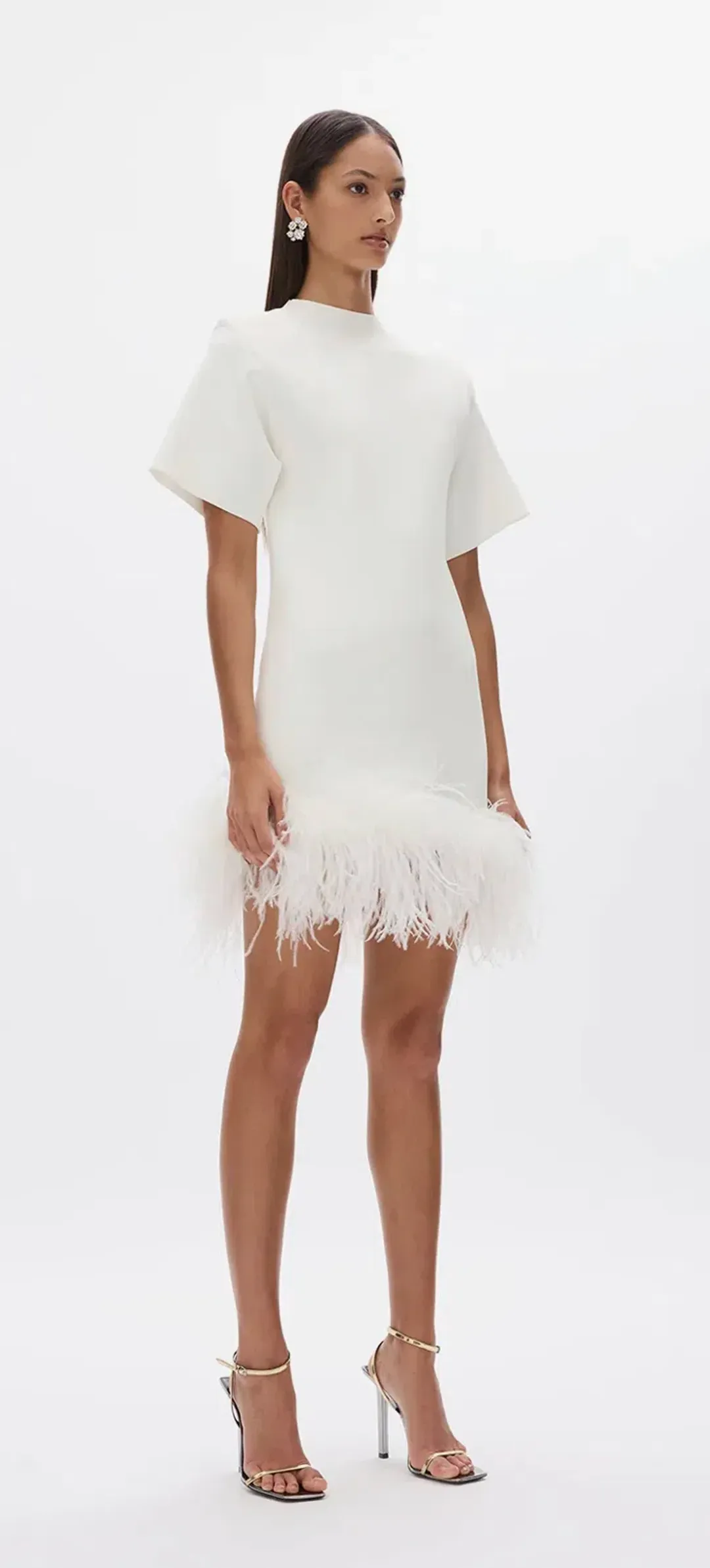 Rachel  Gilbert Rita Mini Ivory AU Size 10 for rent on The Volte - main image