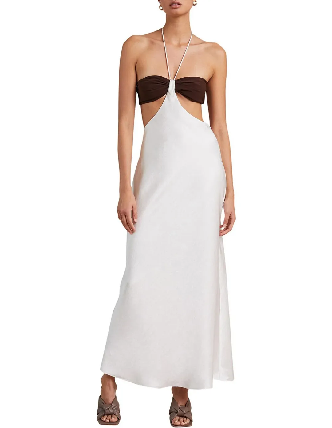 BEC & BRIDGE NADIA CUT OUT DRESS IVORY SIZE 8 for rent on The Volte - main image