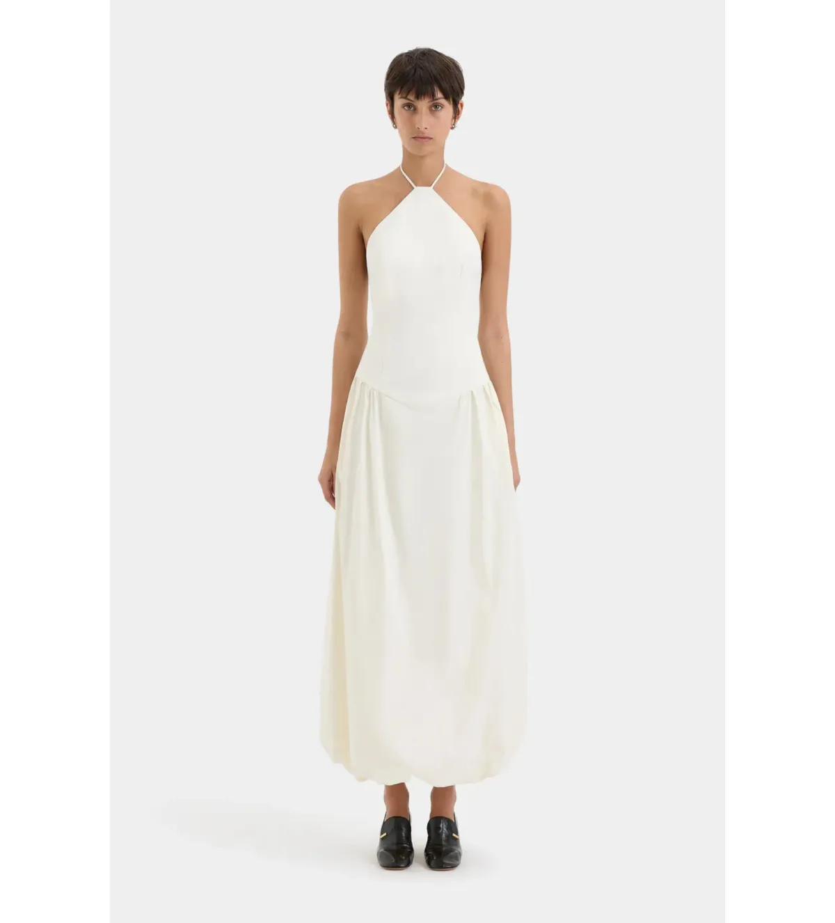 Sir the Label Florent Gown Cream Size 0/AU 6 for rent on The Volte - main image