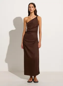 Faithfull Jomana Midi Brown Size 8 for rent on The Volte - image 1
