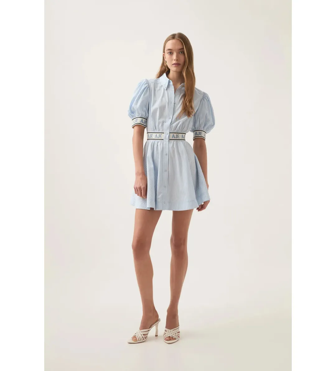 Aje Harling Logo Mini Dress AU 8 for rent on The Volte - main image