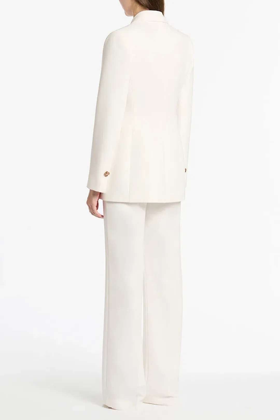 Carla Zampatti Florence Crepe Blazer White Size 12 for rent on The Volte - main image