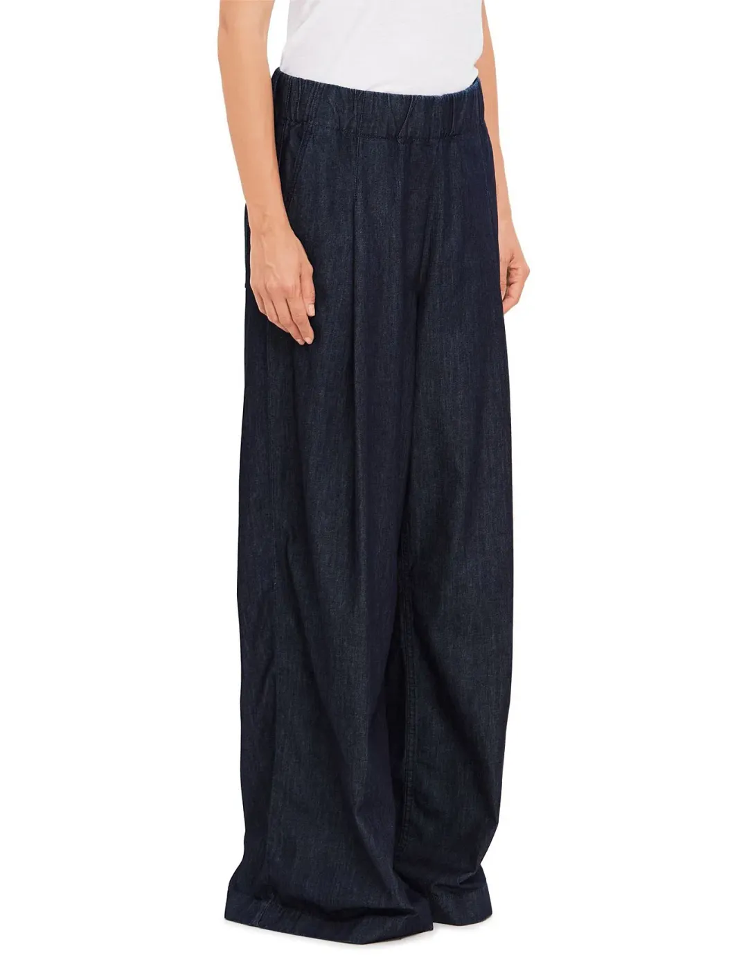 Dries Van Noten Pila Wide Leg Denim Pants Indigo Size L/ AU 12 for rent on The Volte - main image