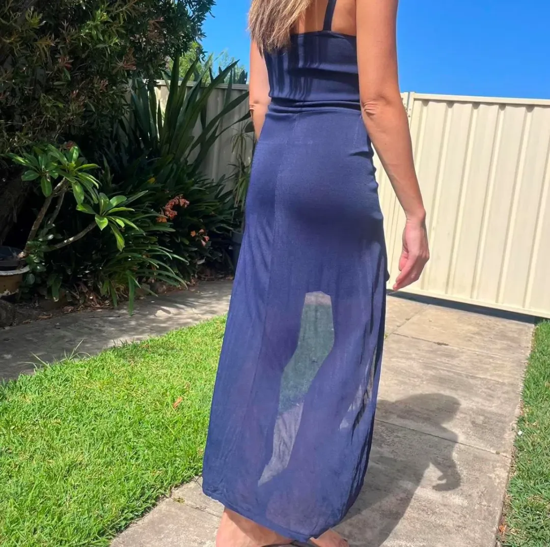 Dion Lee Midi Blue Size 6/XS for rent on The Volte - main image