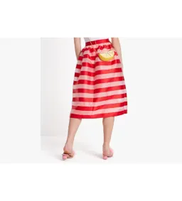 Kate Spade Awning Stripe Organza Midi Skirt Multi Size US 6 / AU10 for rent on The Volte - image 3