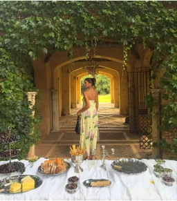 Palm Noosa Alessia Portofino Polka Dot Maxi Dress Print Size 8 for rent on The Volte - image 5