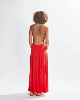 One Mile the Label Sammy Maxi Dress- Red- Size XS / AU 6-8 for rent on The Volte - image 4