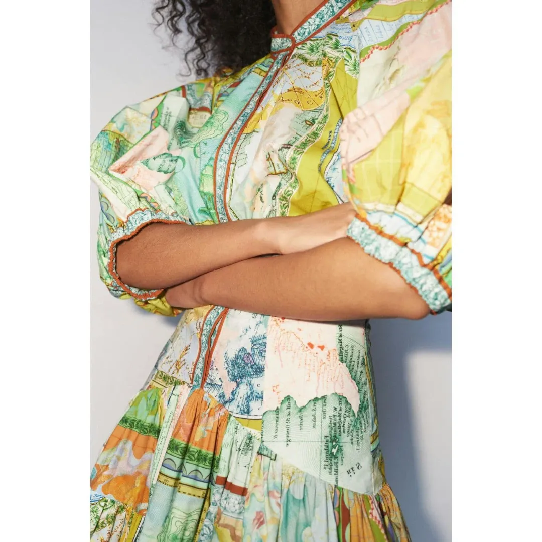 Alemais Atlas Mini Dress Multi Size AU 12 for rent on The Volte - main image