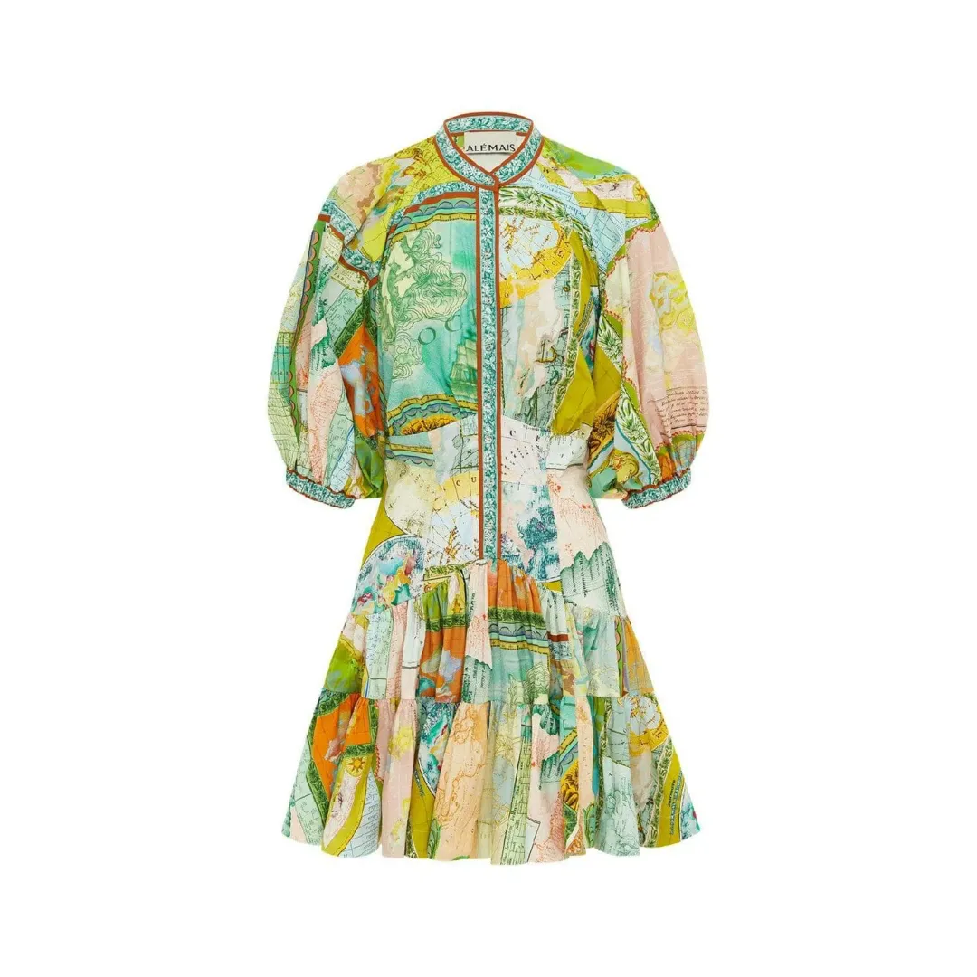 Alemais Atlas Mini Dress Multi Size AU 12 for rent on The Volte - main image