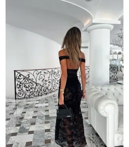 Natalie Rolt Aubrey Dress- Black- Size 2 / AU 10  for rent on The Volte - image 4