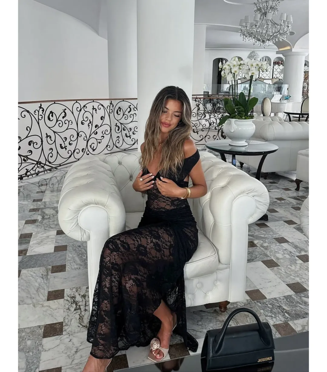 Natalie Rolt Aubrey Dress- Black- Size 2 / AU 10  for rent on The Volte - main image