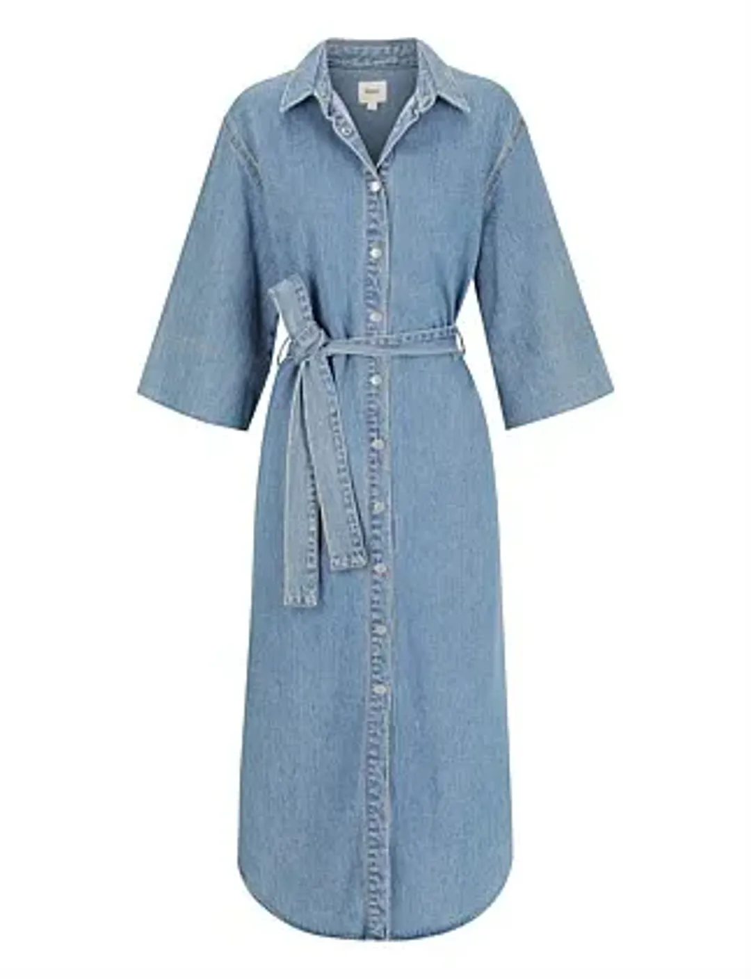 Morrison Fynn Denim Shirt Dress Size 10/2 for rent on The Volte - main image