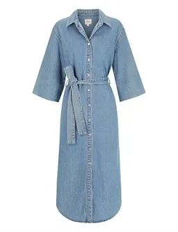 Morrison Fynn Denim Shirt Dress Size 10/2 for rent on The Volte - image 5