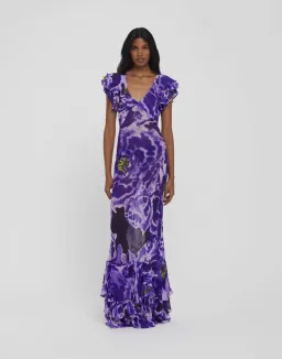 Rat and Boa Lucille Maxi Dress Multi Size 14 for rent on The Volte - image 1
