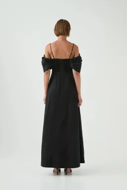 Aje Scarlett Gown Black Size 8 for rent on The Volte - image 4