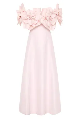 Aje Etta Midi Dress Pastel Pink Size 12 for rent on The Volte - image 5