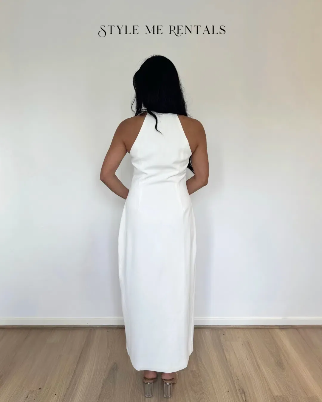 Odd Muse The Ultimate Muse Collar Maxi Dress White Size M for rent on The Volte - main image