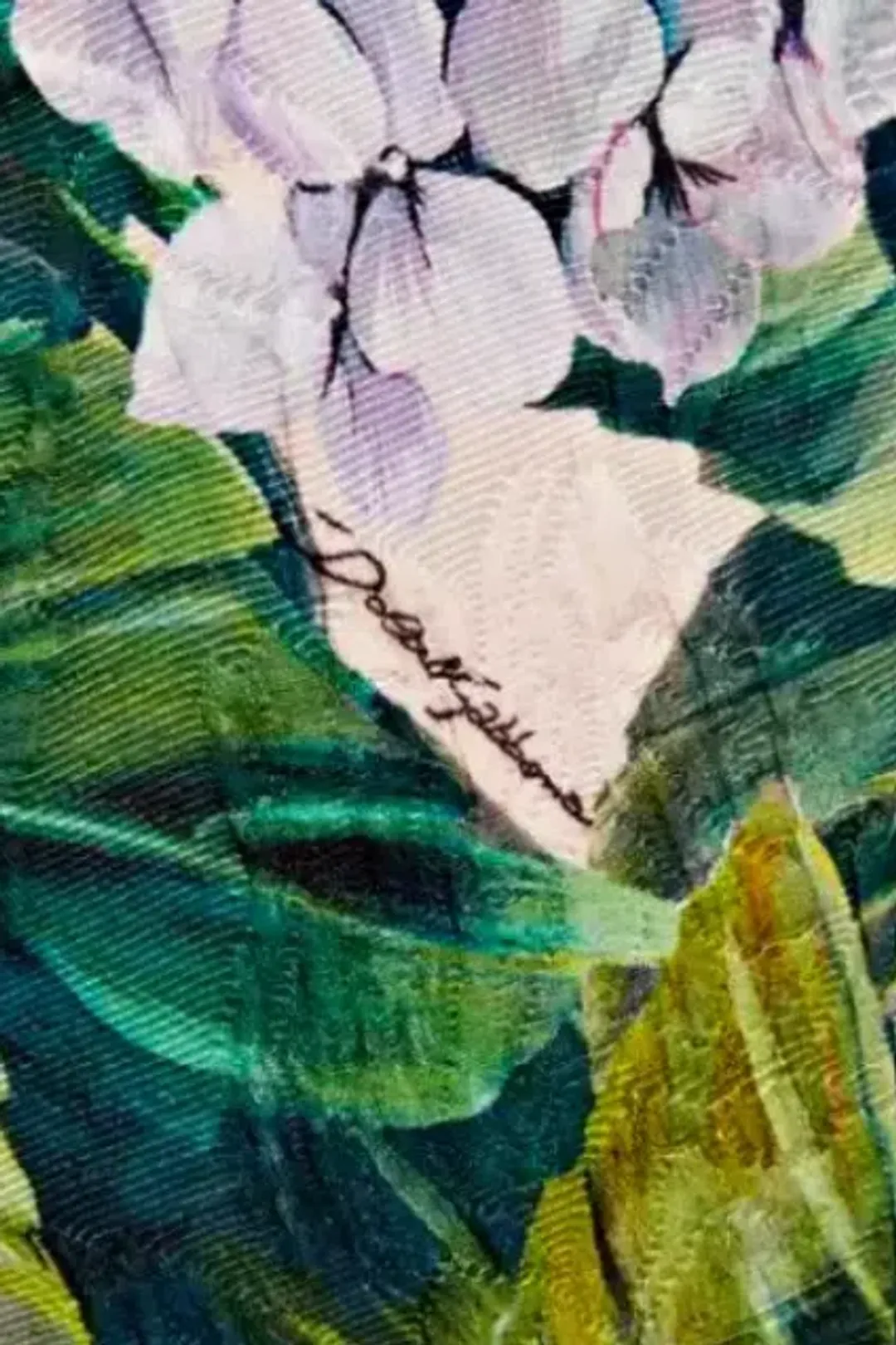 Dolce & Gabbana Hydrangea Print Shift Mini Dress Floral Size 6 for rent on The Volte - main image