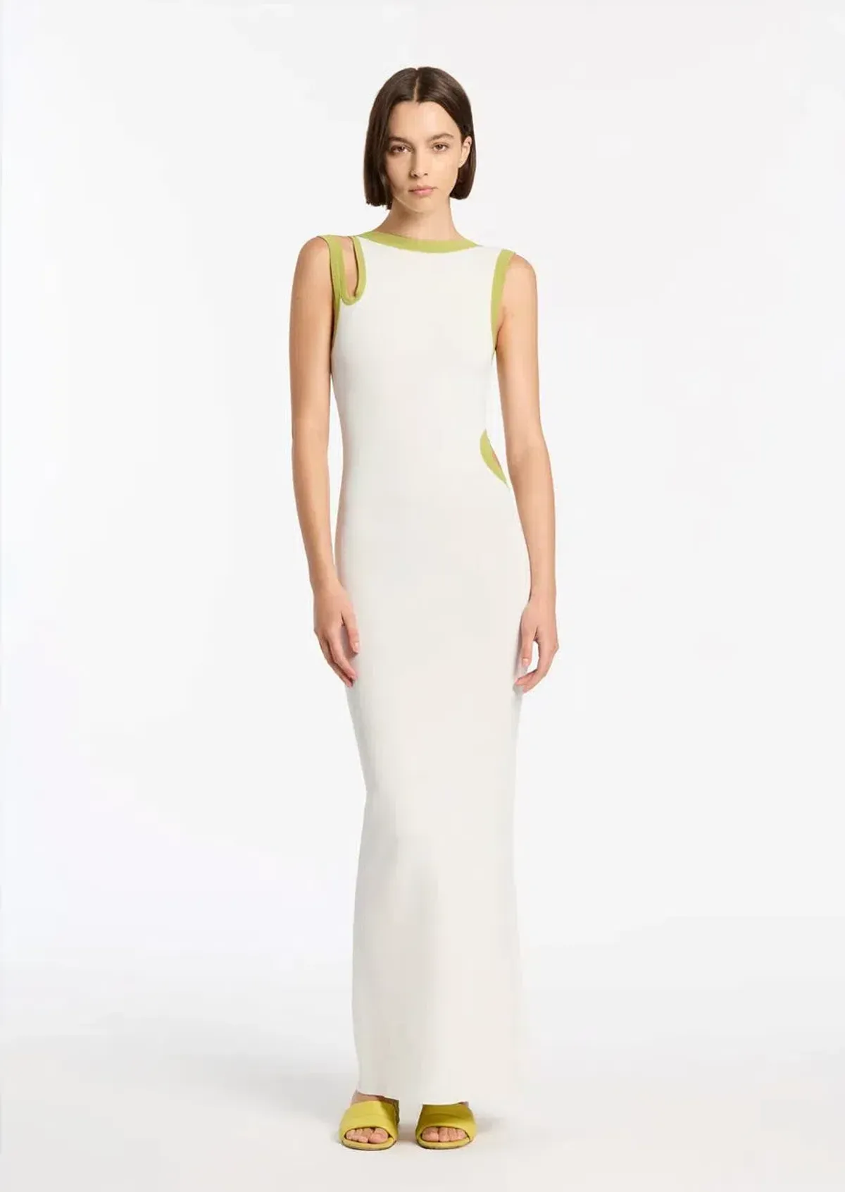 Sir The Label  Evangelina Cut Out Maxi Dress White Size 8 for rent on The Volte - main image