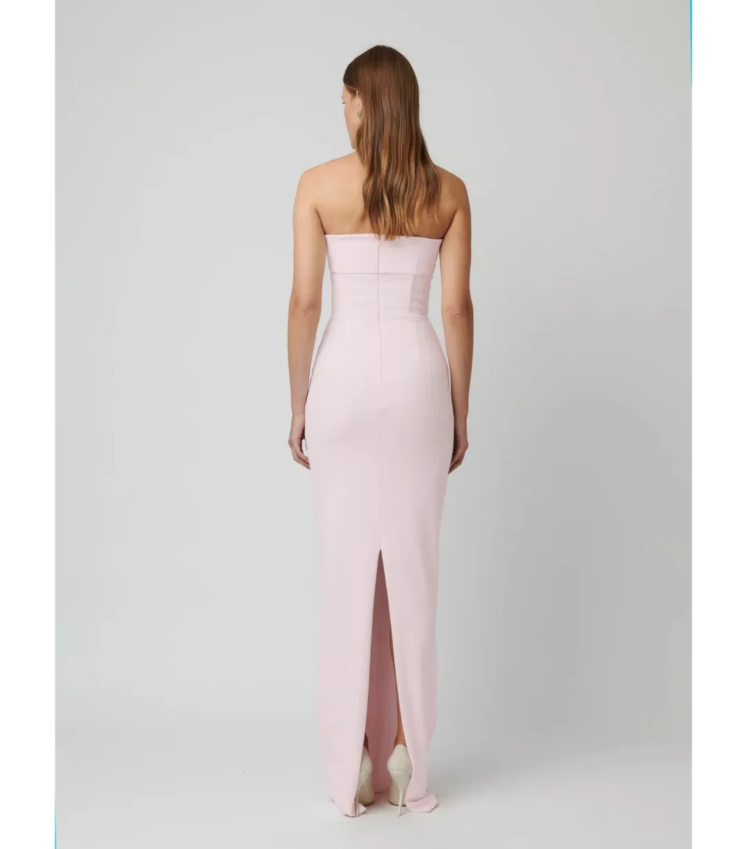 Effie Kats Monroe Gown Ice Pink Size L / AU 12 for rent on The Volte - main image