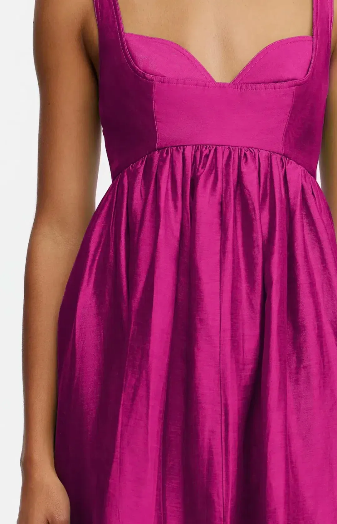 Acler Sandgate Maxi Dress in Plum Size AU 8 for rent on The Volte - main image