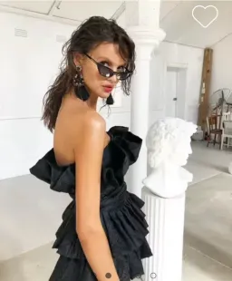 Eliya The Label Nina Top Black Size 10/M for rent on The Volte - image 4