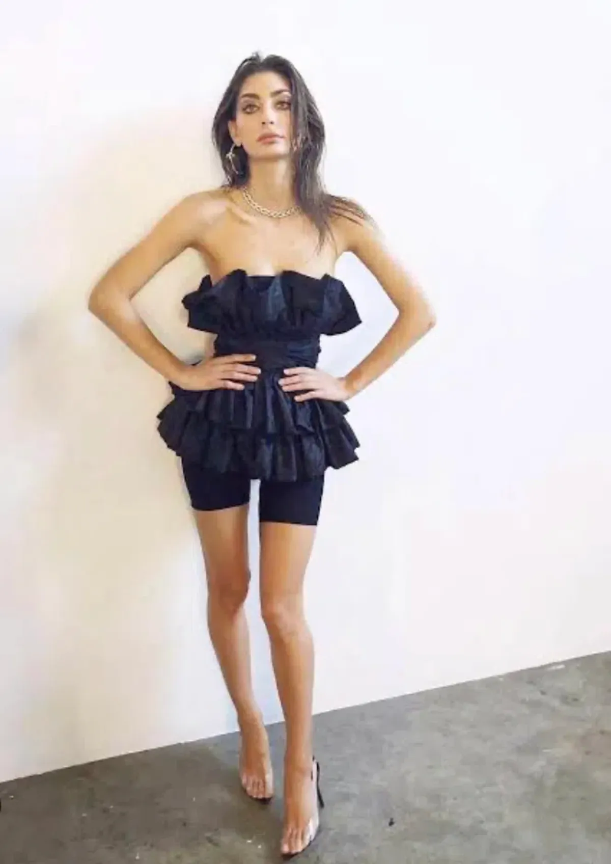 Eliya The Label Nina Top Black Size 10/M for rent on The Volte - main image