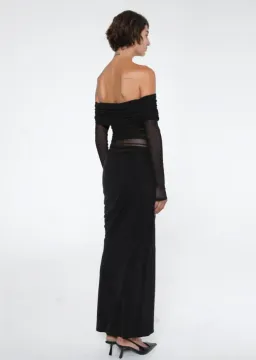 Benni Yasmin Off-Shoulder Maxi Dress Size 8 for rent on The Volte - image 4