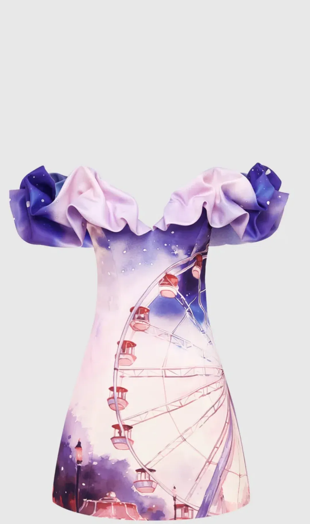 Leo Lin Bella Off Shoulder Bustier Mini Dress Size AU 12 for rent on The Volte - main image