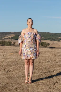 Elliat Perry Embellished Mini Dress in Purple Size L / AU 12 for rent on The Volte - image 2