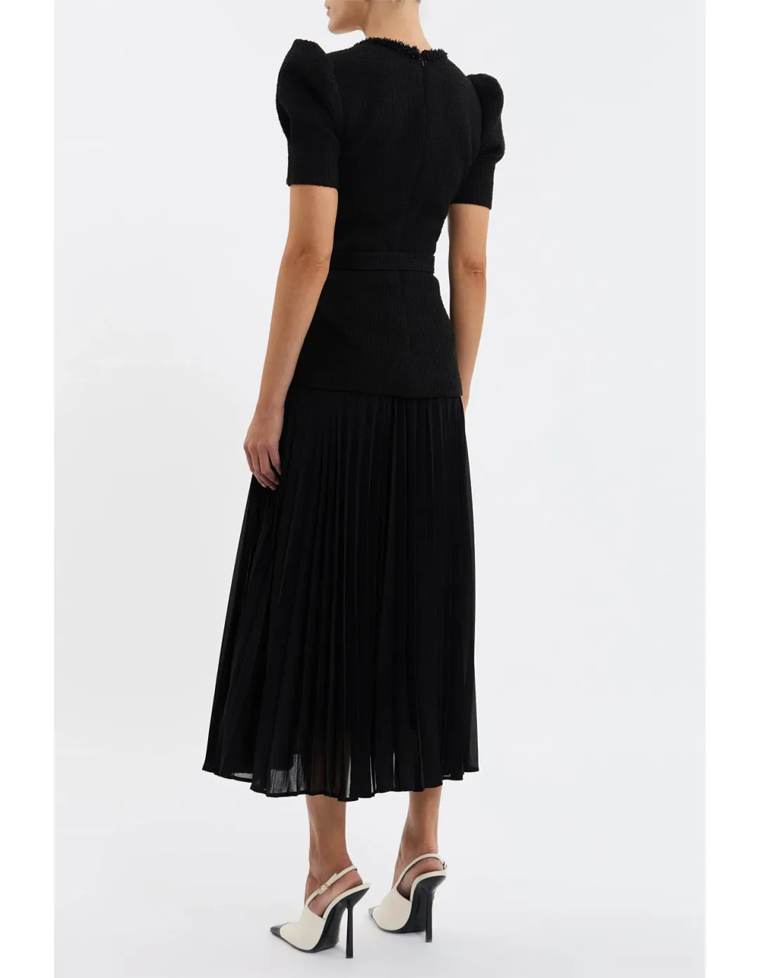 Rebecca Vallance Zariah Midi Dress Black Size 6 for rent on The Volte - main image