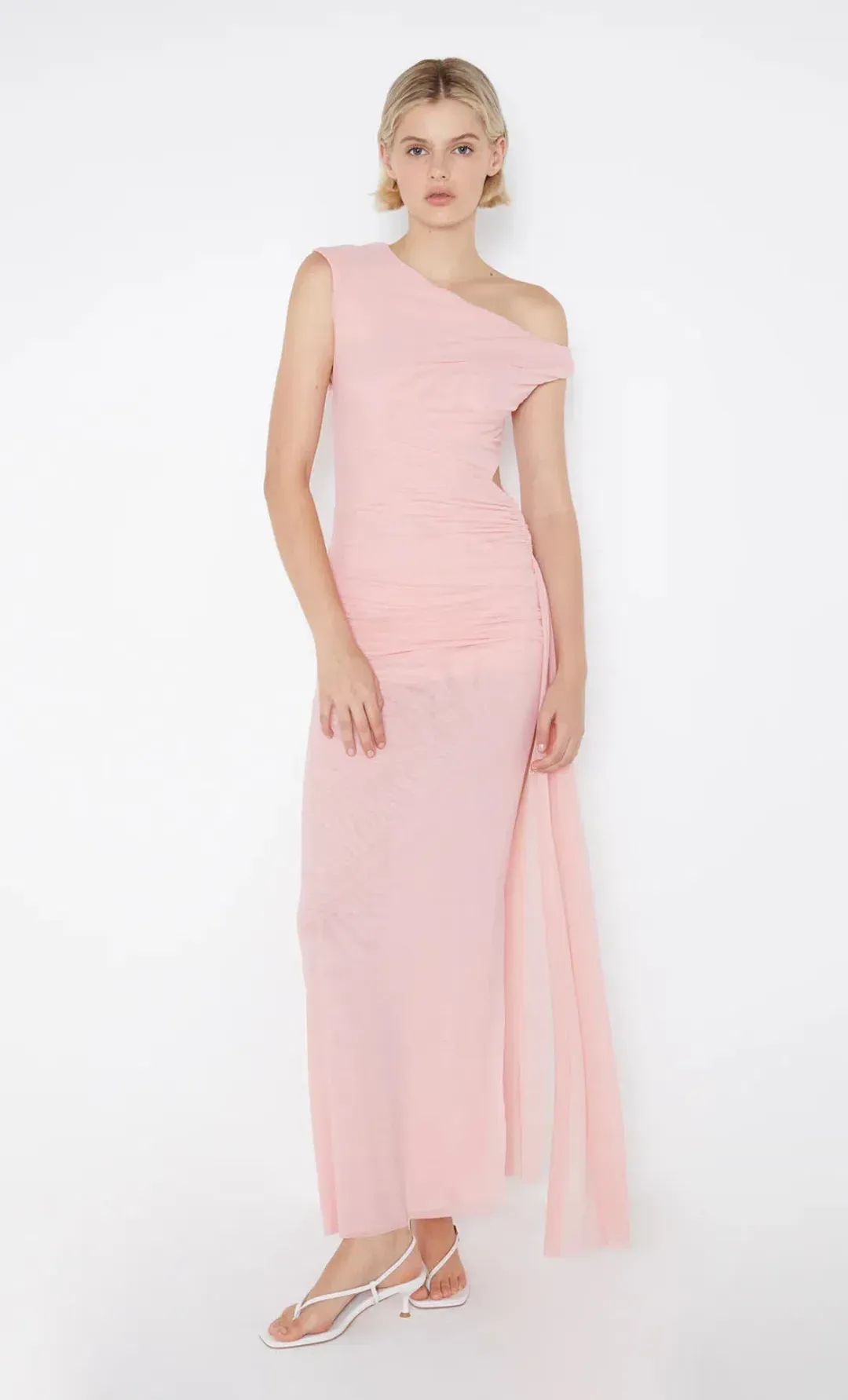 Bec & Bridge Victoria Asym Dress Pink Size 6 for rent on The Volte - main image