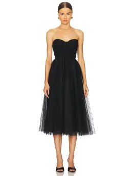 Zimmermann Tulle Midi Dress Black Size 0P / Size AU 6 for rent on The Volte - image 2