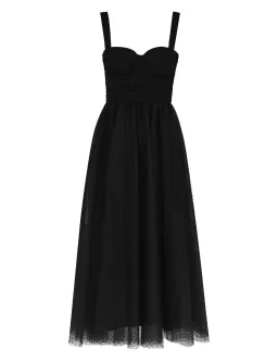 Zimmermann Tulle Midi Dress Black Size 0P / Size AU 6 for rent on The Volte - image 4