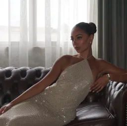 Lawrenzia Naomi Dress Sequin Size 8 for rent on The Volte - image 4