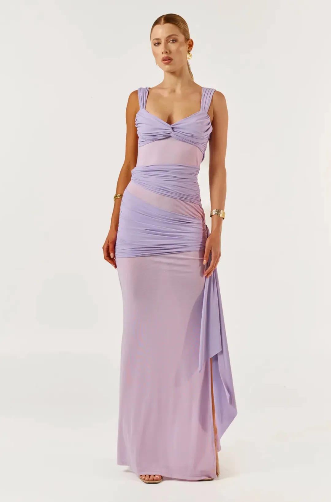She is Olla Ariel Dress Lavender Size S / AU 8 for rent on The Volte - main image