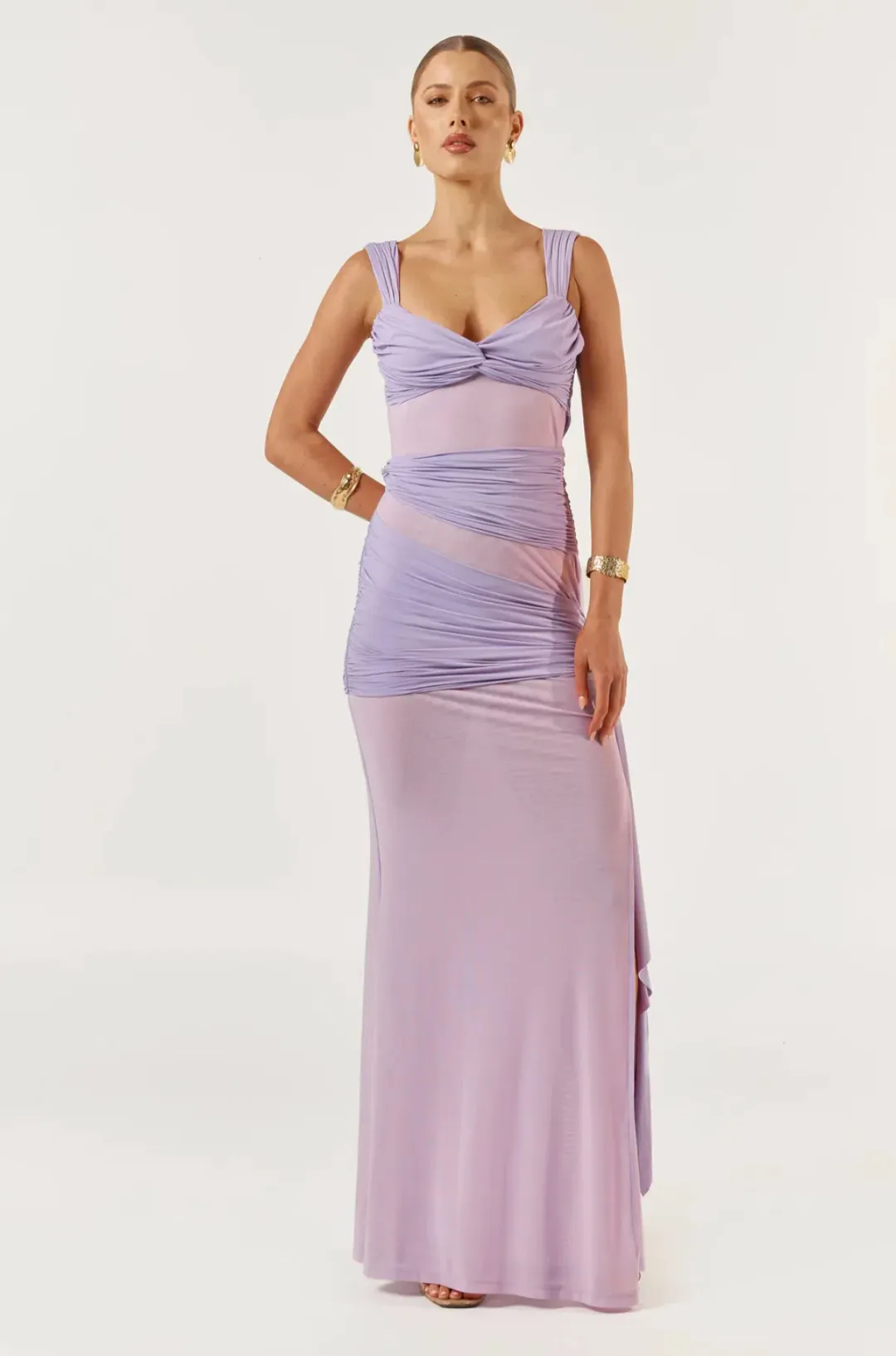 She is Olla Ariel Dress Lavender Size S / AU 8 for rent on The Volte - main image