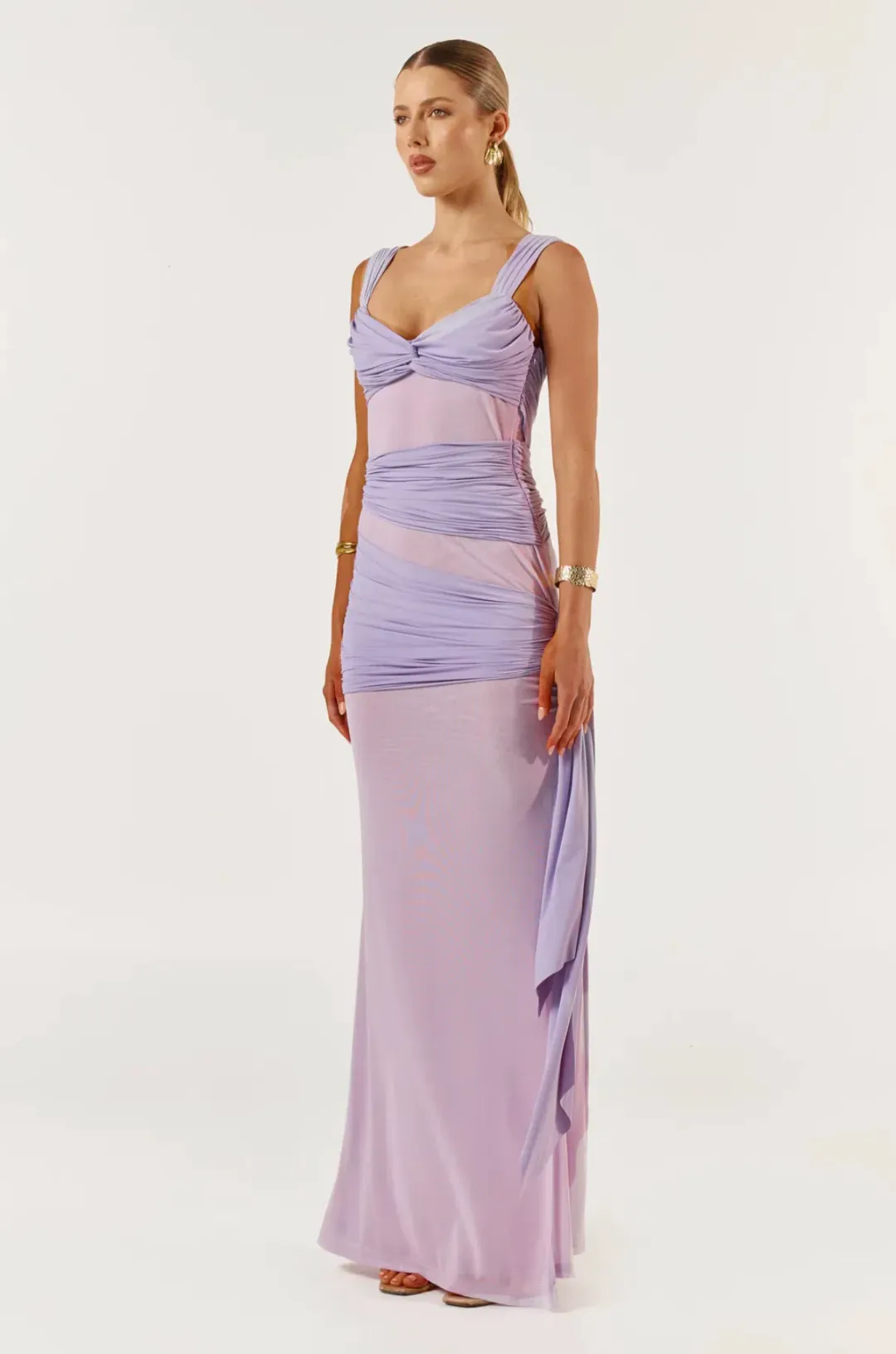 She is Olla Ariel Dress Lavender Size S / AU 8 for rent on The Volte - main image