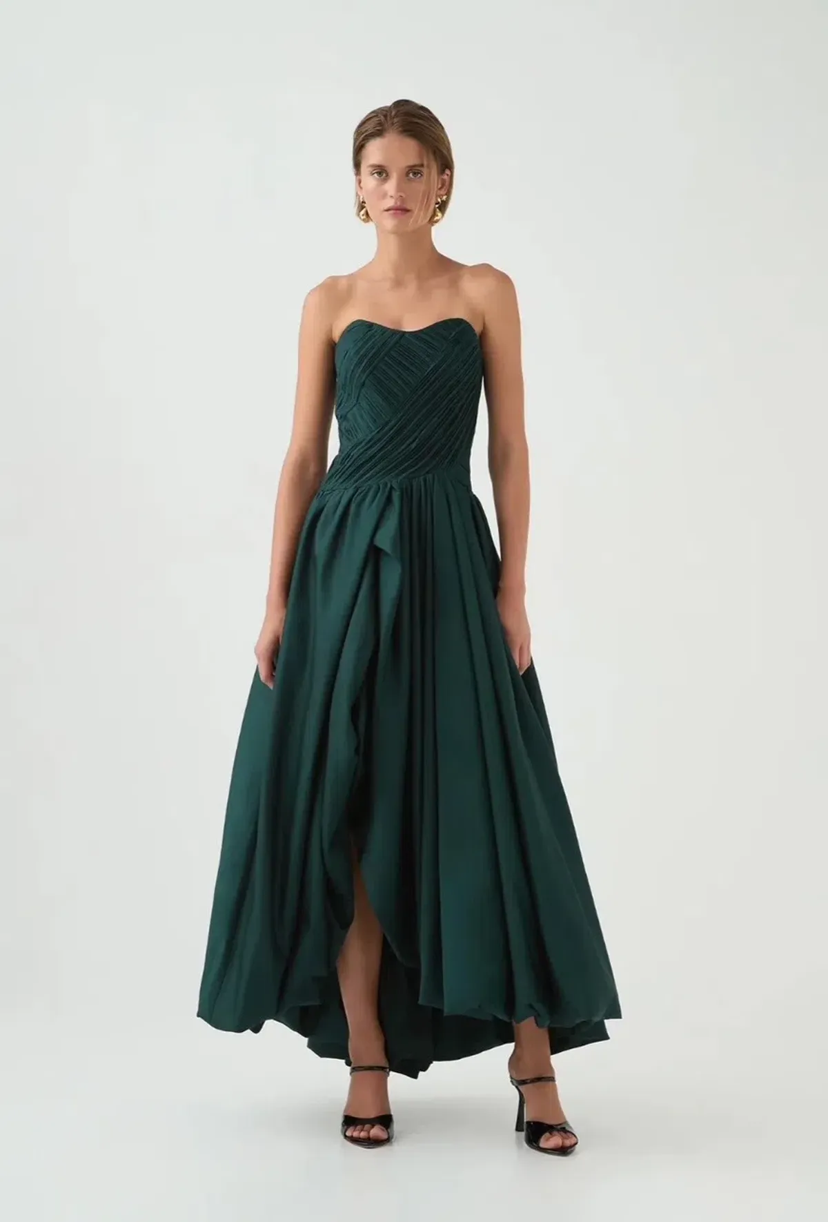 Aje Spatial Maxi Bonsai Green Size XXS/AU 4 for rent on The Volte - main image