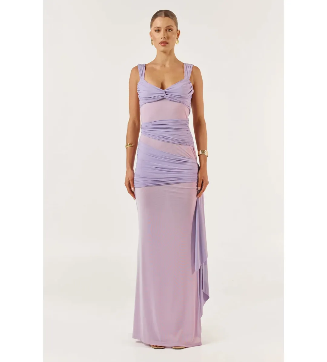 She Is OLLA Ariel Dress Lavender Size 8/S for rent on The Volte - main image
