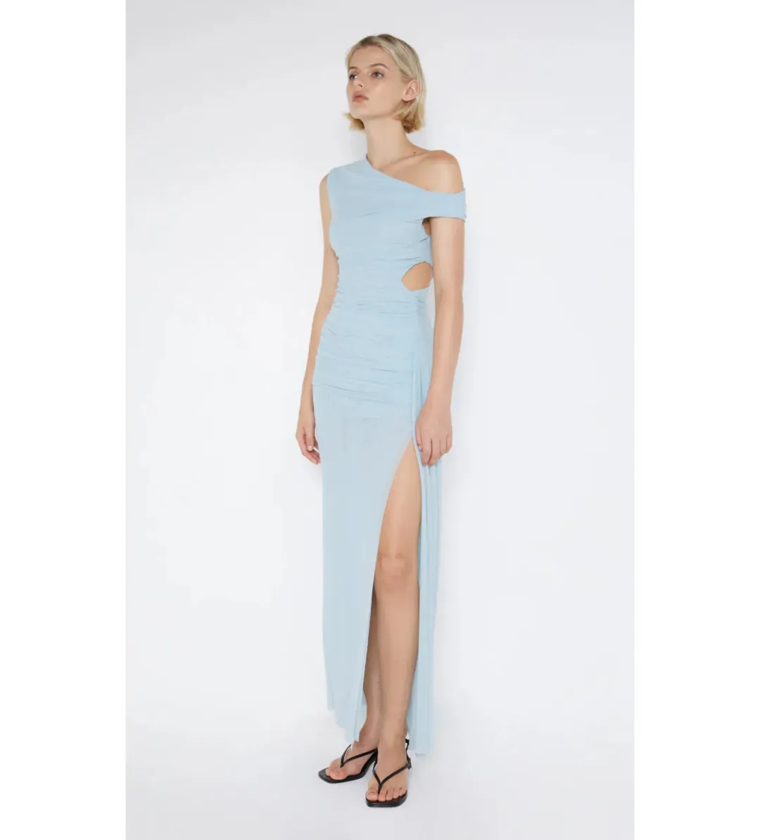 Bec & Bridge Victoria Asym Dress Sky Blue Size 6 for rent on The Volte - main image