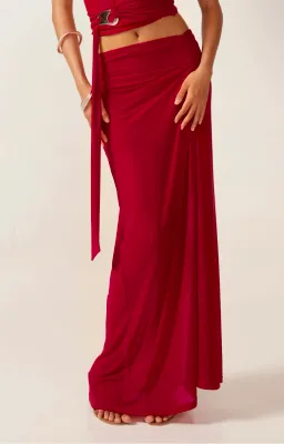 Ance Gria Prim Top and Sardinia Skirt in Rasberry Size 10 for rent on The Volte - image 3