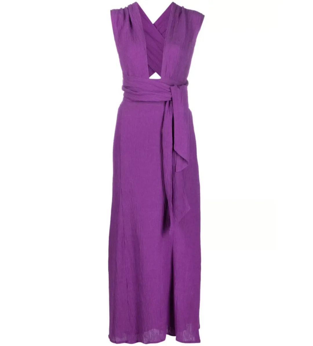 Faithfull The Brand Tropiques Maxi Dress Violet size 10 for rent on The Volte - main image