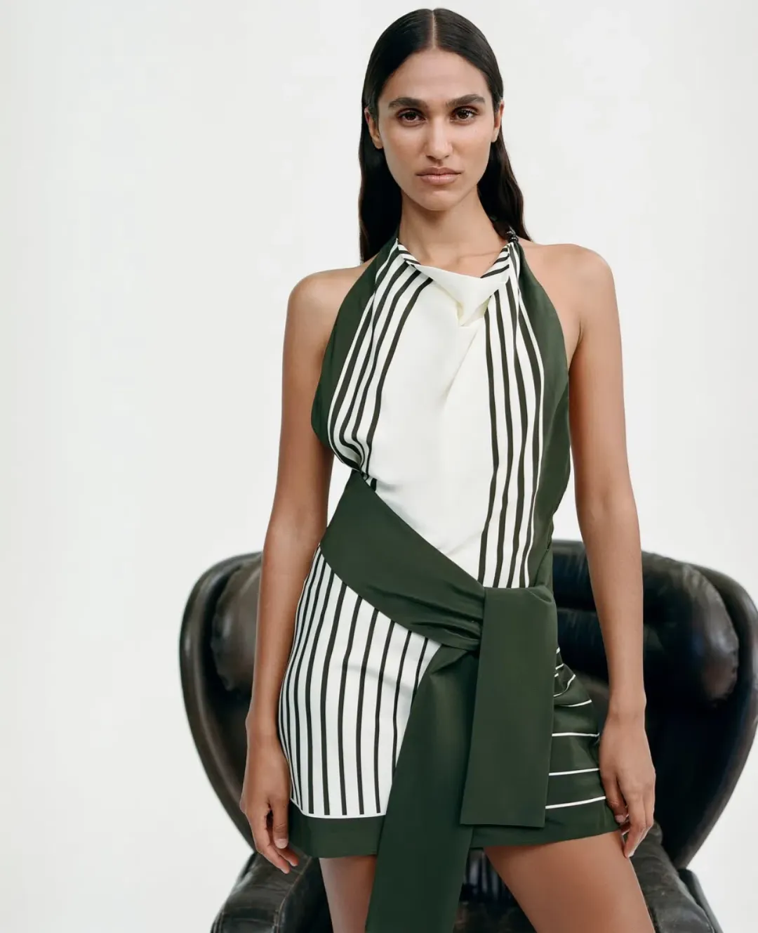 Sir the Label, Leilana Mini Dress, Garden Stripe Size 6 for rent on The Volte - main image