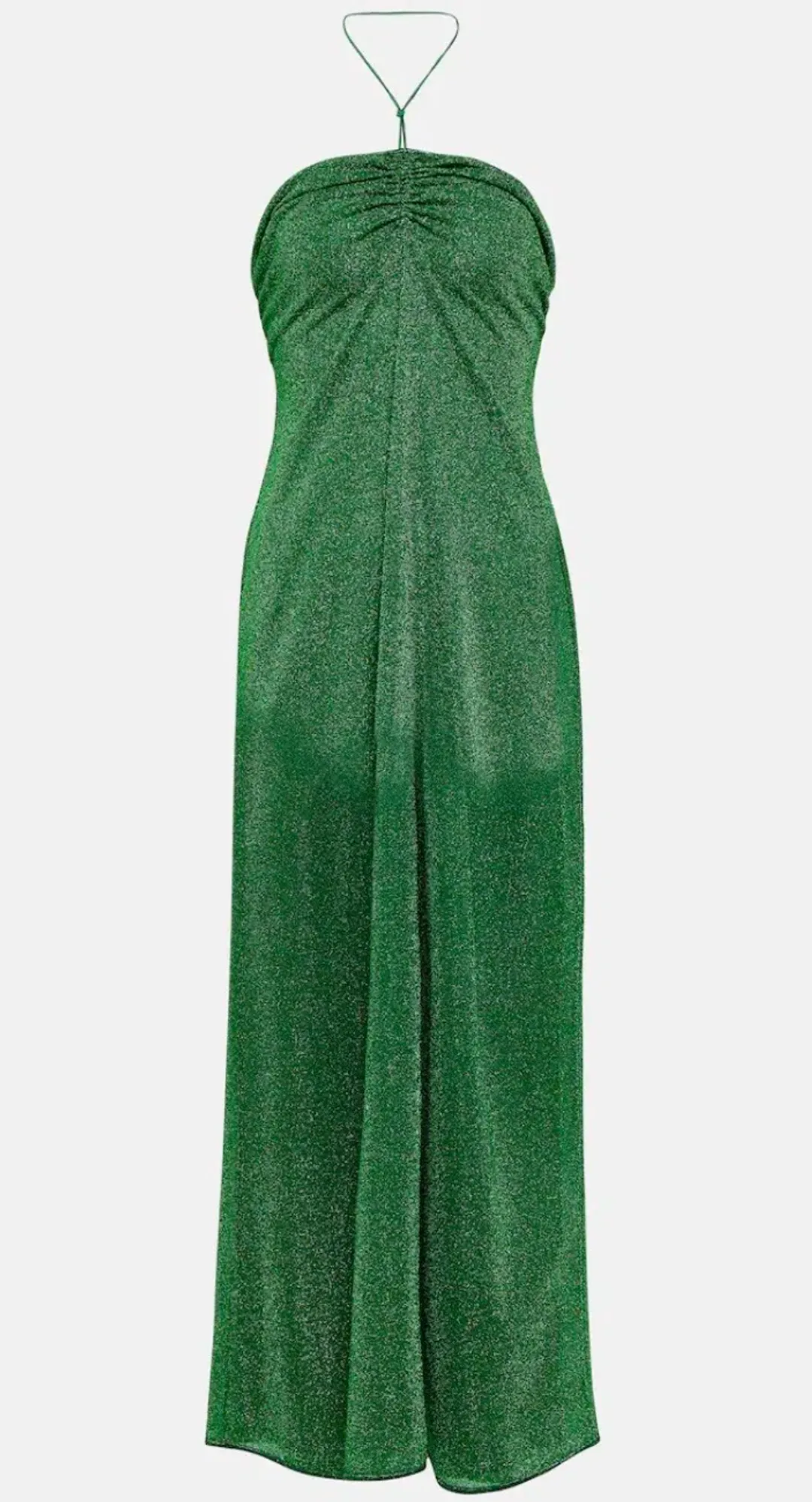 Oseree Lumiere Empire Maxi Dress in Emerald Green Size 10 for rent on The Volte - main image
